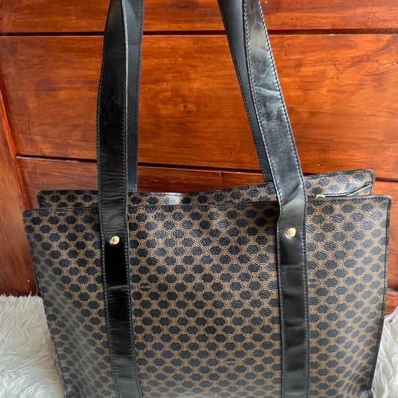 Authentic Celine Madame canvas tote bag